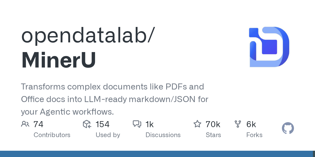 opendatalab/MinerU
